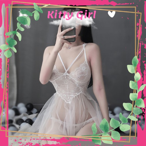 Đầm Ngủ Xuyên Thấu Nội Y Sexy Dạng Váy Ngủ Trong Suốt Quyến Rũ Cosplay Sexy VN14 | BigBuy360 - bigbuy360.vn