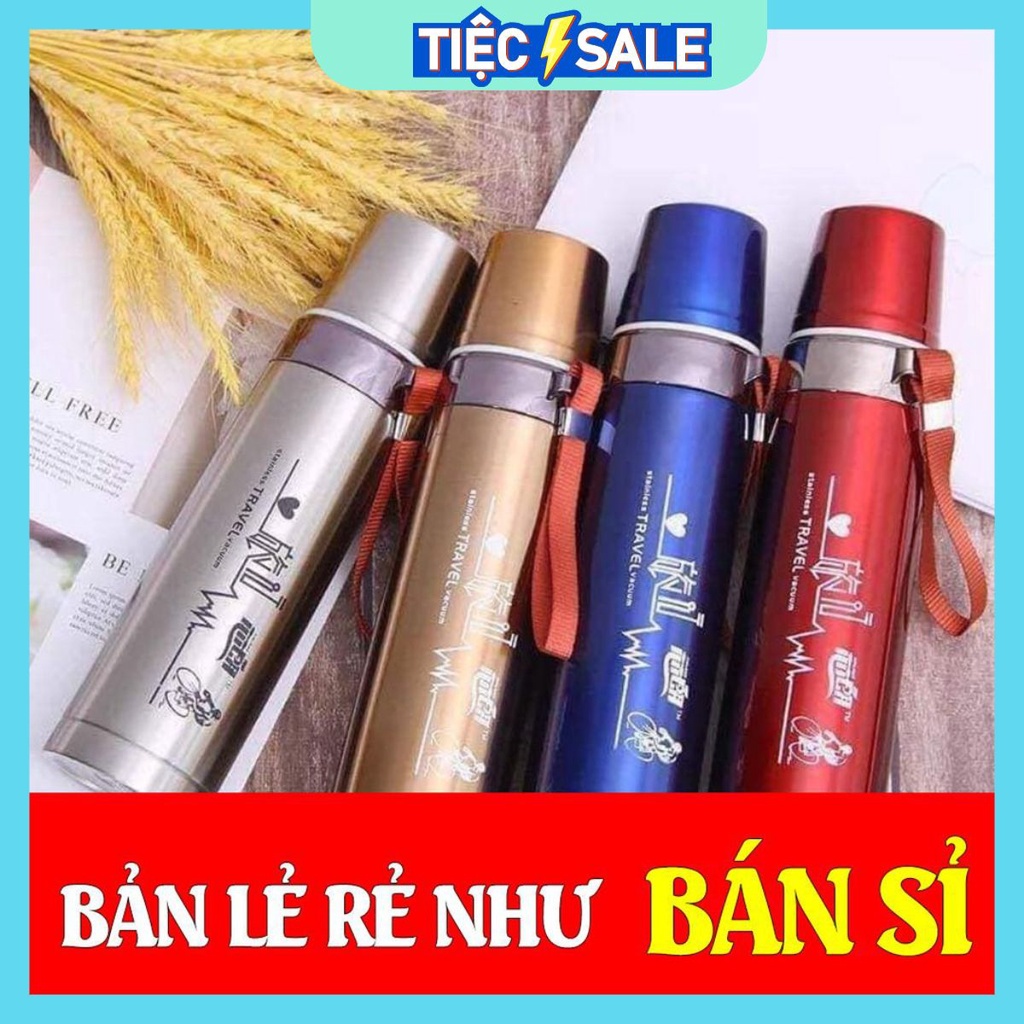 BÌNH GIỮ NHIỆT INOX LOẠI LỚN 800ML _ Giá Bán Sỉ Lẻ