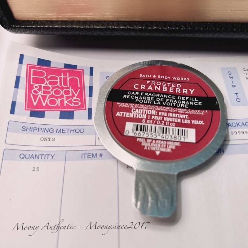 Tinh dầu khử mùi làm thơm xe hơi và case nước hoa xe hơi  Bath  And Body Works