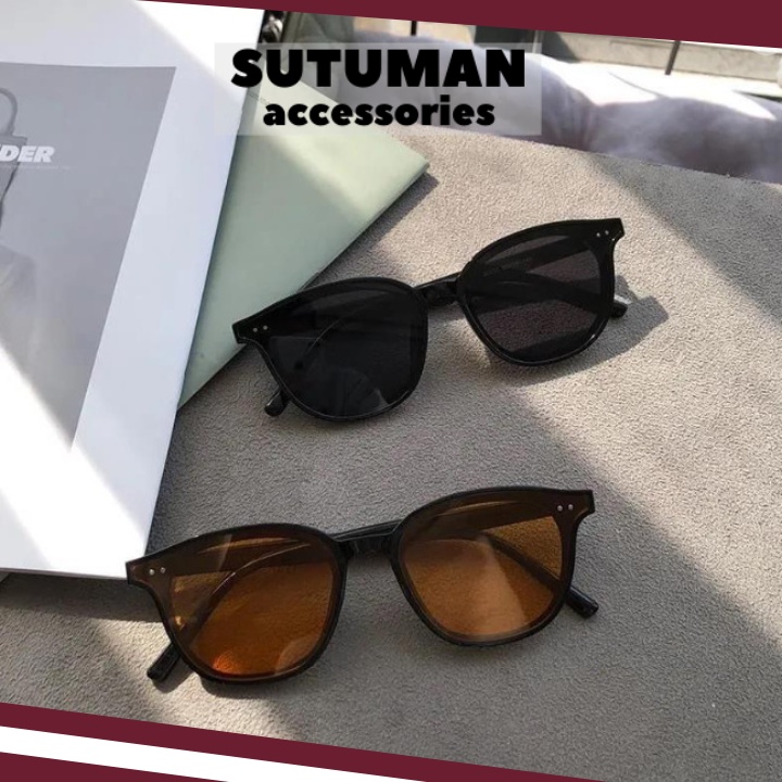 [GIAO TỐC ĐỘ] Mắt kính nam kính râm chóng UV thời trang retro phong cách Hàn Quốc SuTu Việt Nam thế giới phụ kiện
