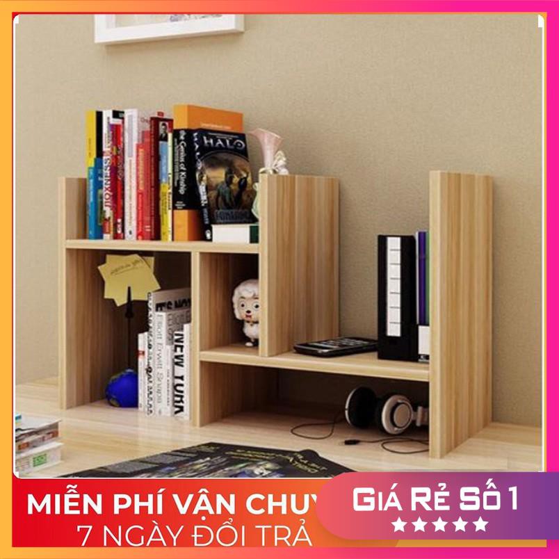 Kệ Sách Gỗ Lắp Ghép 𝗙𝗥𝗘𝗘 𝗦𝗛𝗜𝗣 Để Bàn Làm việc cực chất KỆ ĐỰNG TÀI LIỆU VĂN PHÒNG ĐƠN GIẢN TIỆN ÍCH