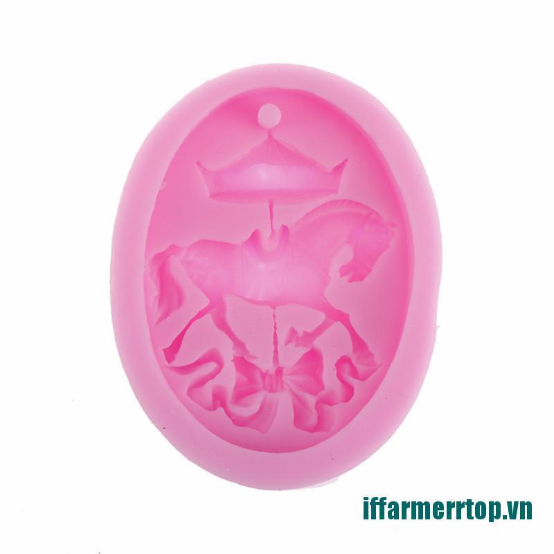 hot&Creative Horse Shape Soap Fondant Cake Molds Chocolate Candy Biscuits Moulds