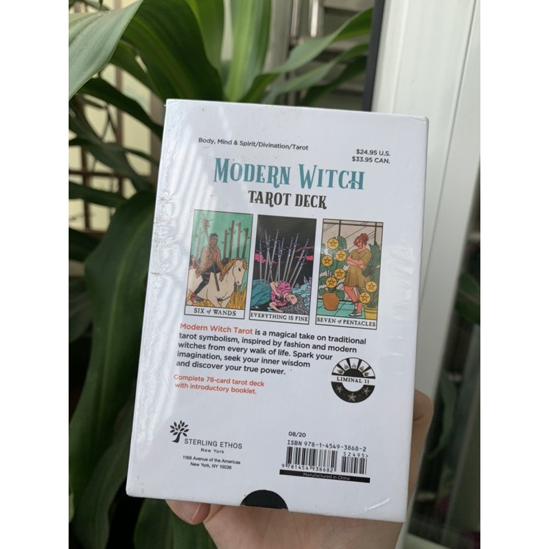 Bộ bài tarot MODERN WITCH - Phong cách hiện đại - Kèm hướng dẫn - Order trực tiếp Amazon US