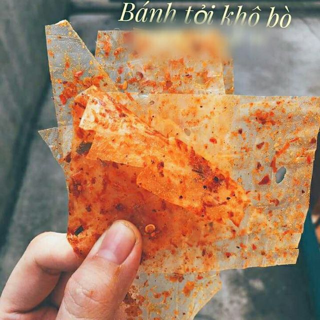 [500g]Bánh Tráng Tỏi Bò Cay. Trung Nghĩa