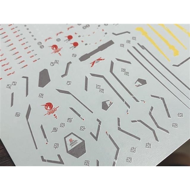 Xueyan decal cho rg hg unicorn expansion shield huỳnh quang