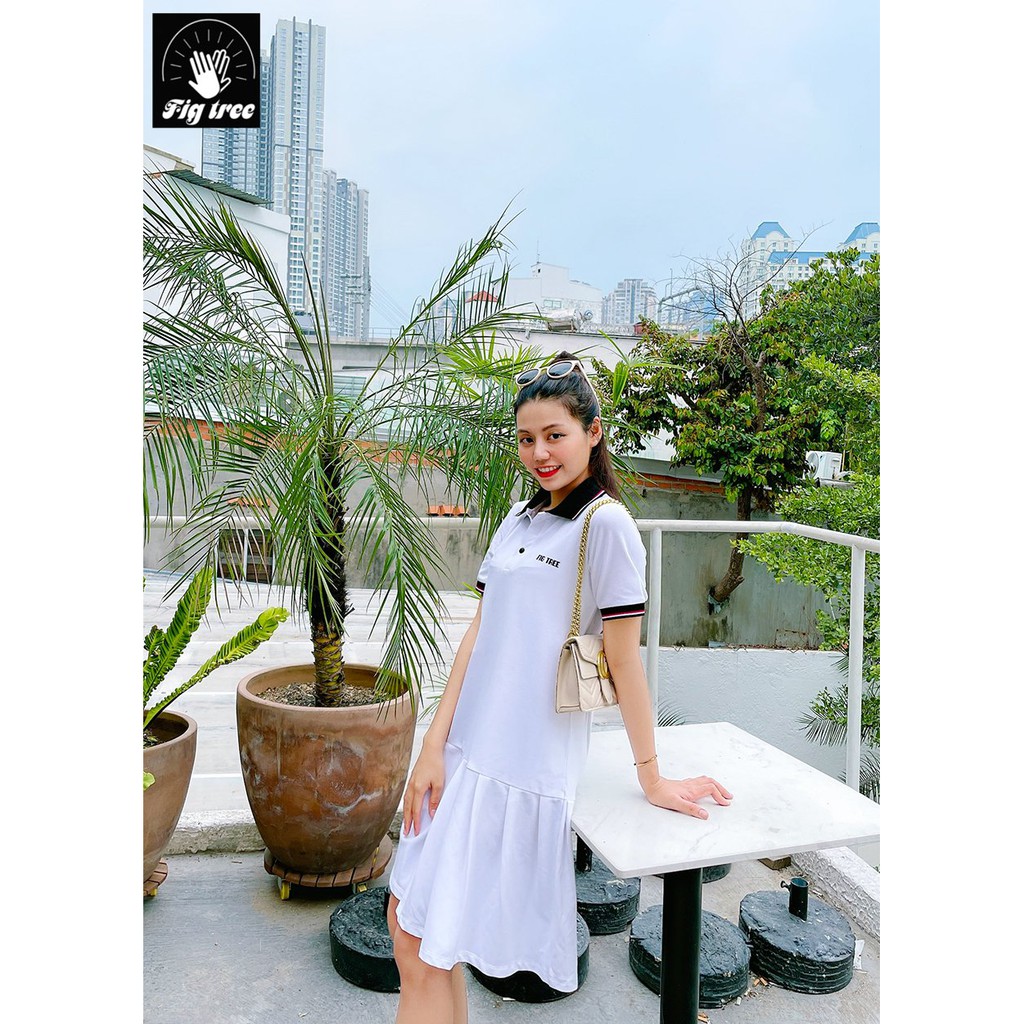 SET THUN ĐÔI POLO FIGTREE MÀU TRẮNG (KÈM VIDEO CẬN CẢNH )