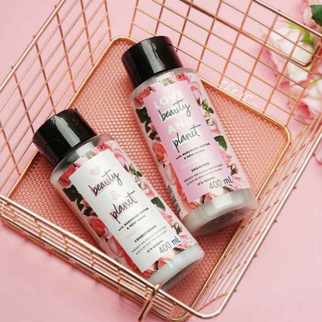 Gội xả cho tóc nhuộm Love Beauty and Planet 400ml 1 chai