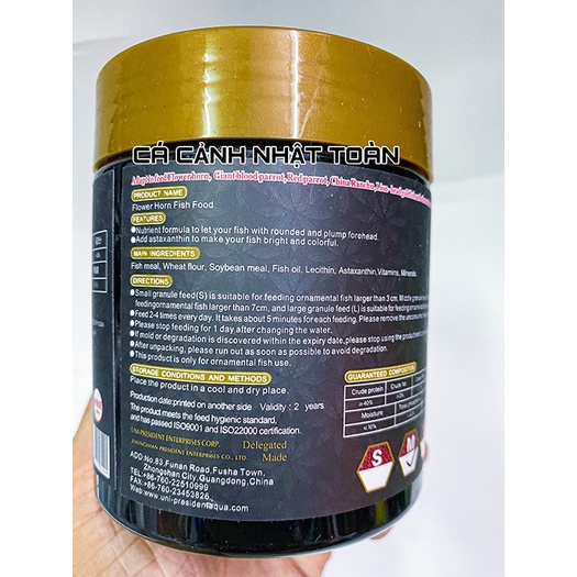 THỨC ĂN CHO CAO CẤP CHO CÁ LA HÁN AQUA MASTER 200G