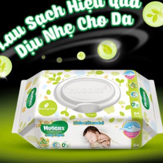 Khăn giấy ướt Huggies 64 tờ