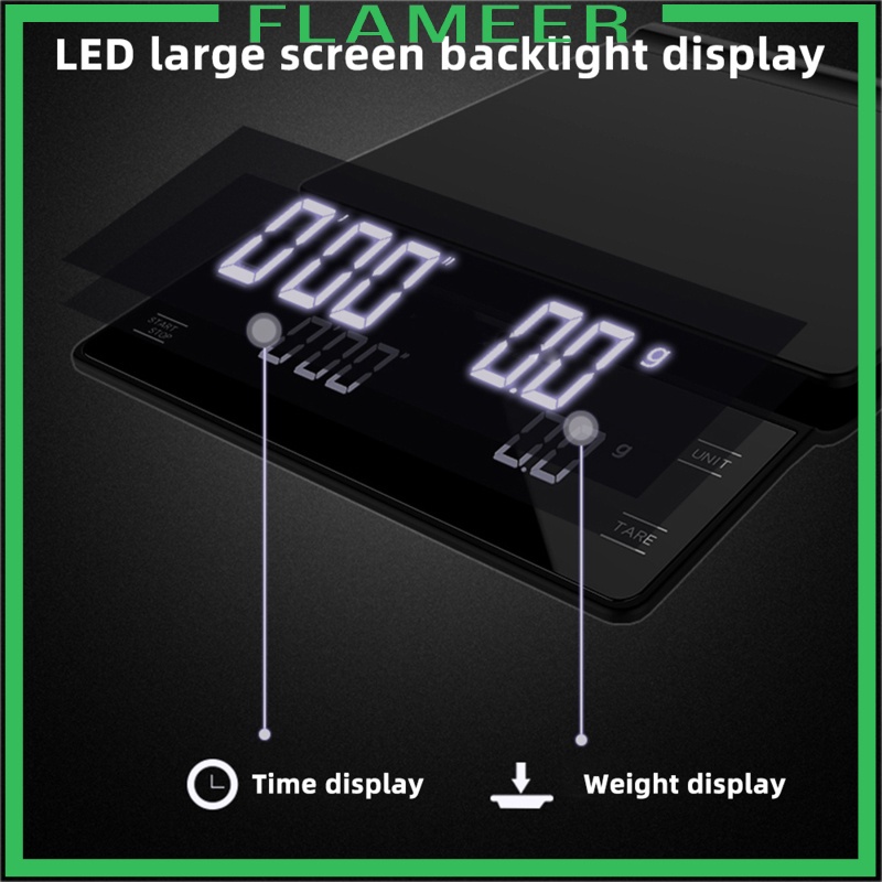 Cân Cà Phê Nhỏ Giọt Thông Minh 3KG / 0.1g Tiện Dụng Cho Gia Đình