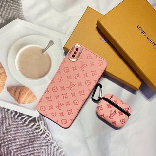 Ốp lưng iphone - ốp iphone lv hồng + cam 2 màu full box
