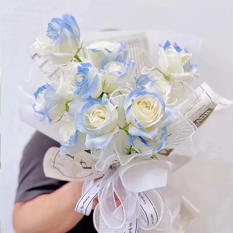 Bó Hoa Hồng Nhân Tạo Lãng Mạn Dùng Làm Quà Tặng Valentine