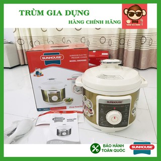 Nồi áp suất điện Sunhouse SHD1558, Nồi áp suất Sunhouse 5L siêu đẹp và bền, bảo hành 12 tháng toàn quốc