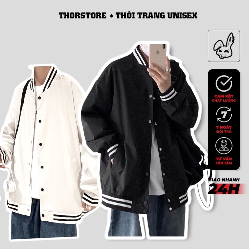 Áo khoác dù nam nữ,thiết kế trơn 2 màu