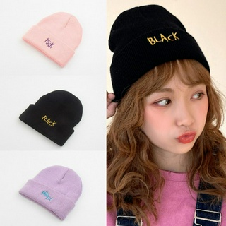 Mũ Beanie In Chữ Phong Cách Hàn Quốc Cho Nữ