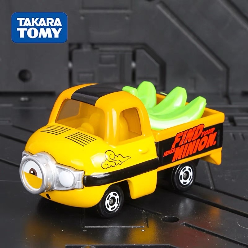 Xe Mô Hình Tomica Minions chở chuối màu xanh