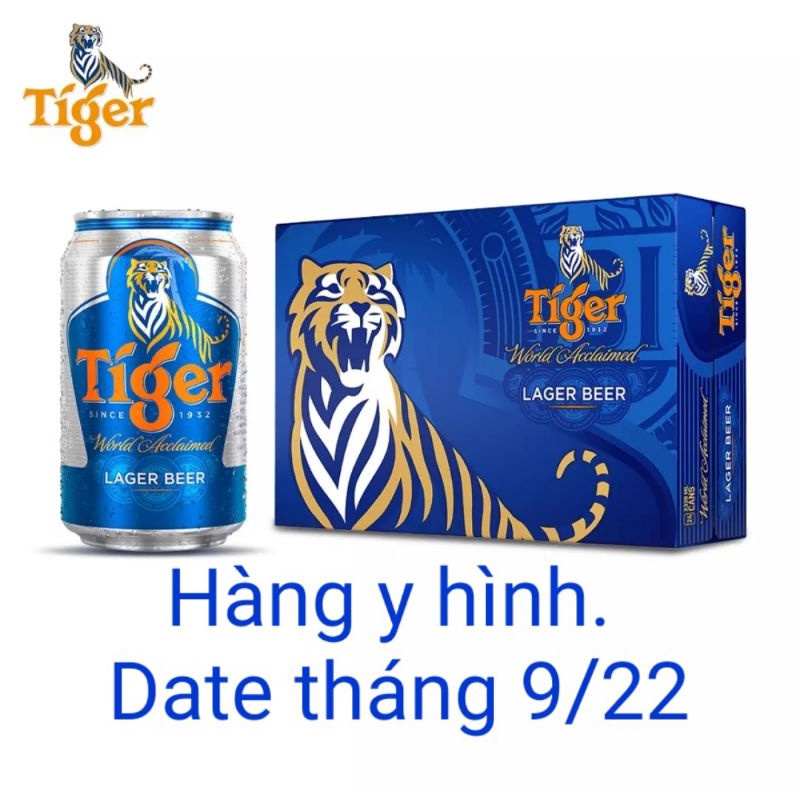 [Mã 11FMCGSALE1 giảm 10% đơn 250K] [SHIP HỎA TỐC CÁC QUẬN] Thùng bia Tiger (24 lon) 330ml.