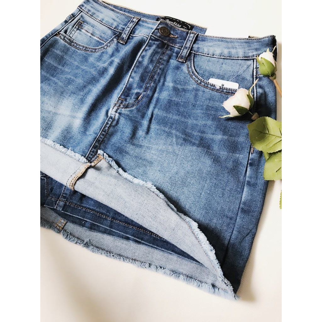 CHÂN VÁY JEAN GẤU LỆCH | BigBuy360 - bigbuy360.vn