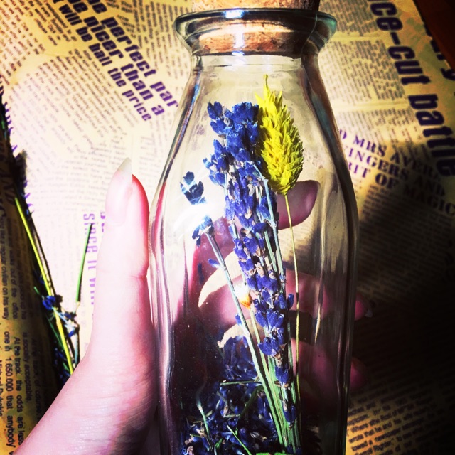 Lọ thuỷ tinh đựng hoa Lavender