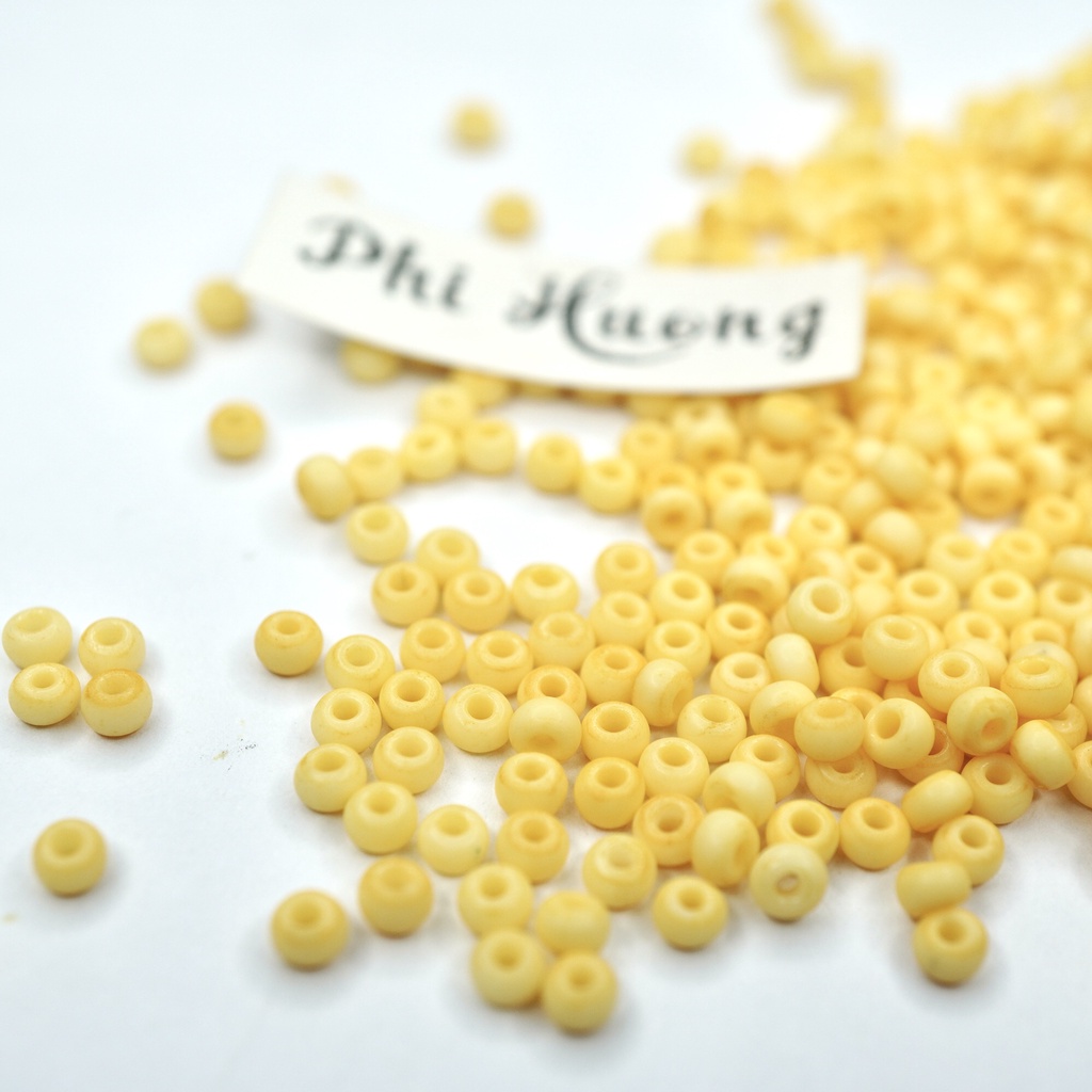 Gói 20 gram hạt cườm tấm 3mm cao cấp hạt đều làm trang sức DIY
