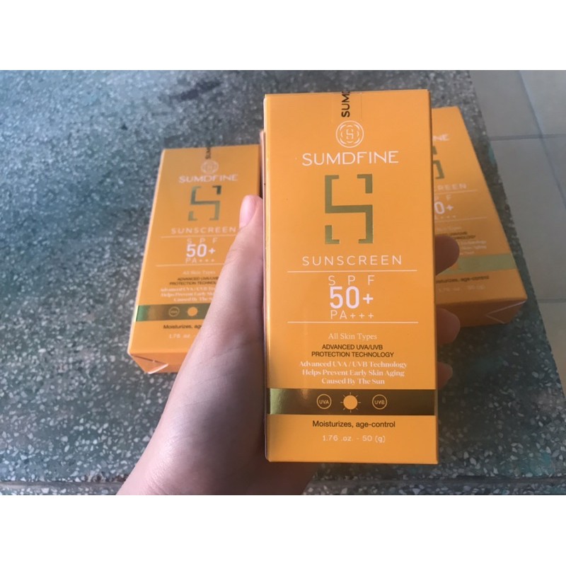 [CHÍNH HÃNG] KEM CHỐNG NẮNG SUMDFINE 50ML