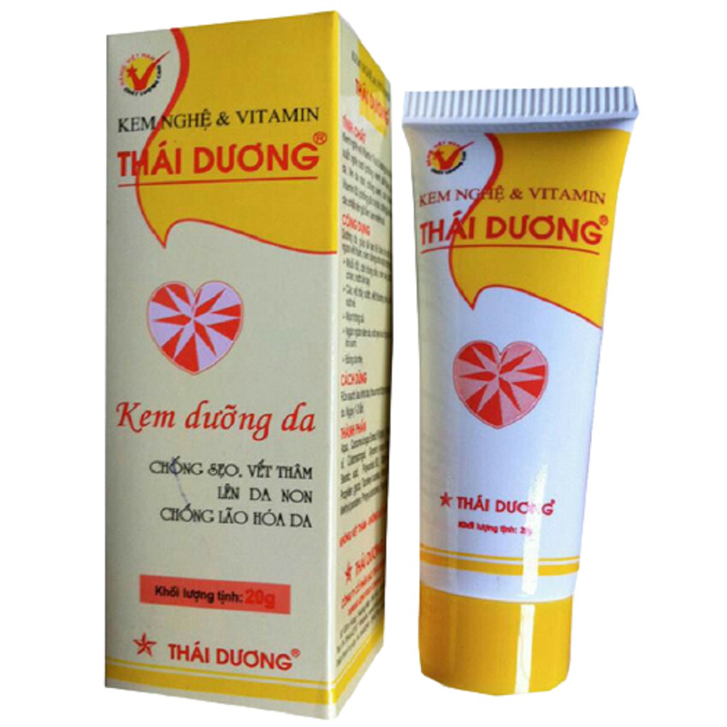 Kem nghệ Thái dương - 20g - Nano bạc - ngừa mụn, ngừa thâm nám, côn trung cắn