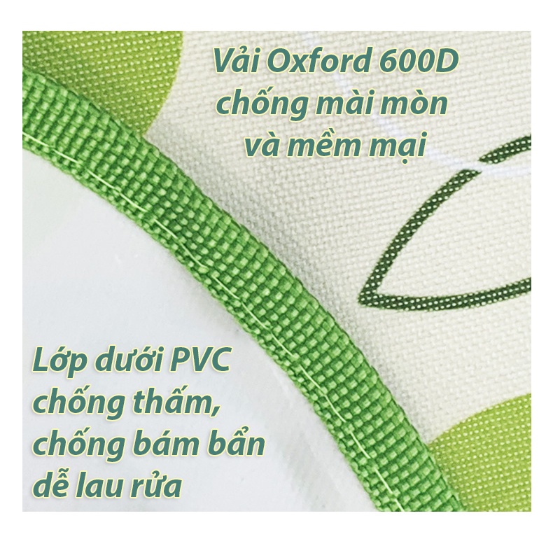Thảm picnic dã ngoại chống nước caro gấp gọn cắm trại gia đình NIUMI