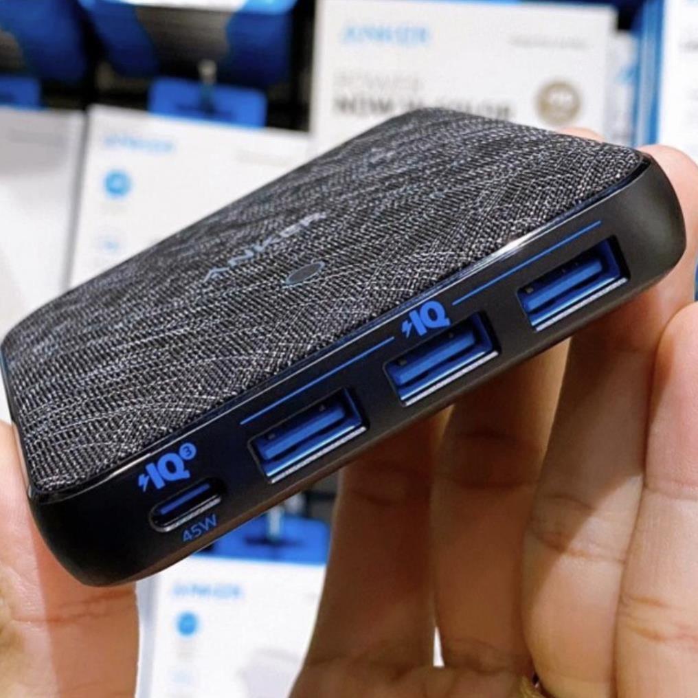 Sạc ANKER 4 cổng PowerPort Atom III Slim 65w PIQ 3.0&amp;GaN  A2045 Bảo hành 18 tháng - Phụ kiện công nghệ 88