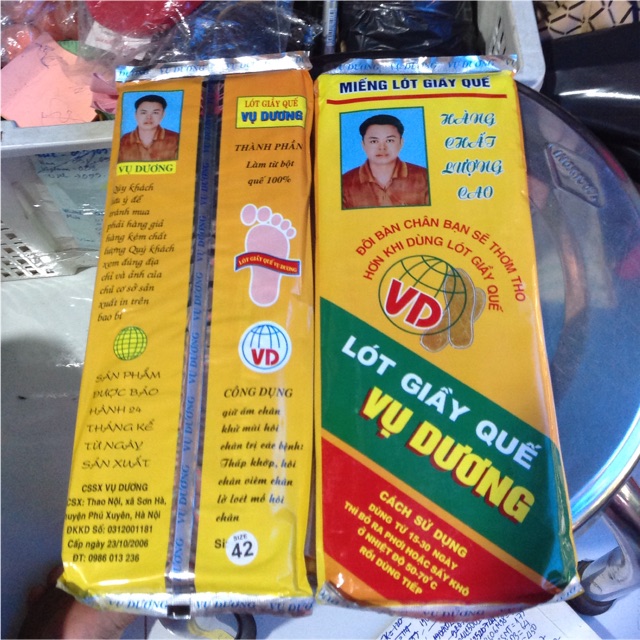 2 cặp lót giày quế