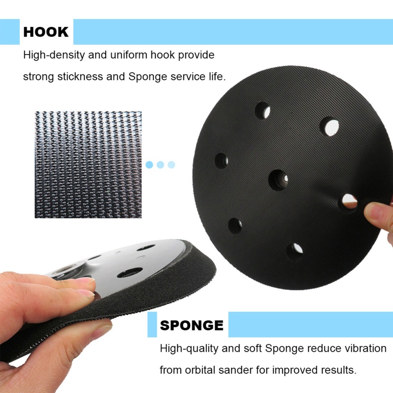 Đĩa Đánh Bóng Điện 6 Lỗ 9 Inch 215mm Chuyên Dụng