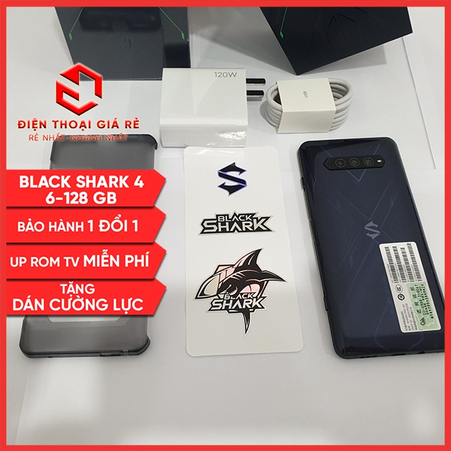 Điện Thoại Xiaomi Black Shark 4 - RAM 6-128GB [Điện thoại giá rẻ, BH 1 đổi 1, tặng dán màn] | BigBuy360 - bigbuy360.vn