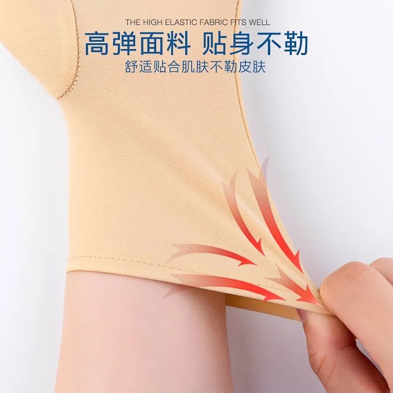Găng Tay Lái Xe Hở Ngón Chống Nắng 55% Vải Lụa Lạnh Mỏng Thoáng Khí Cho Nam Và Nữ