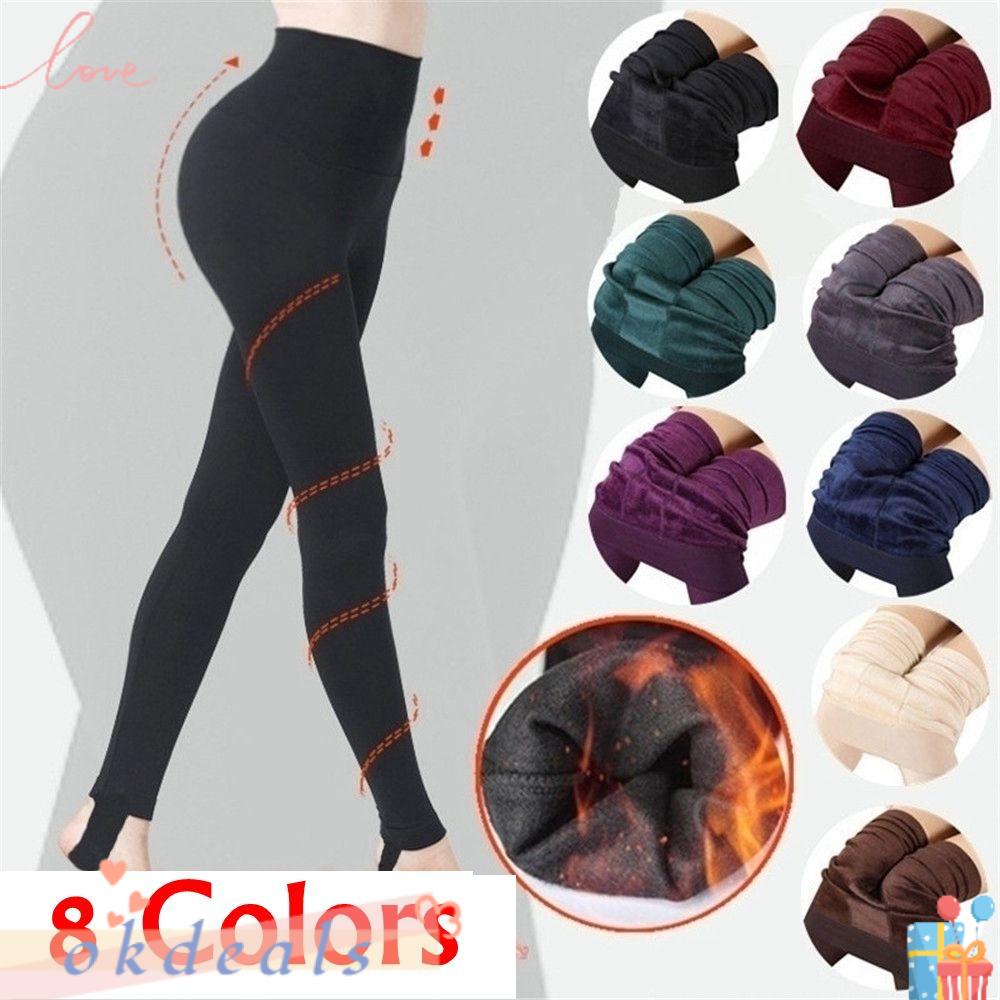 Quần Legging Ôm Dáng Co Giãn Thời Trang Mùa Đông Hàng Mới Dành Cho Bạn Nữ