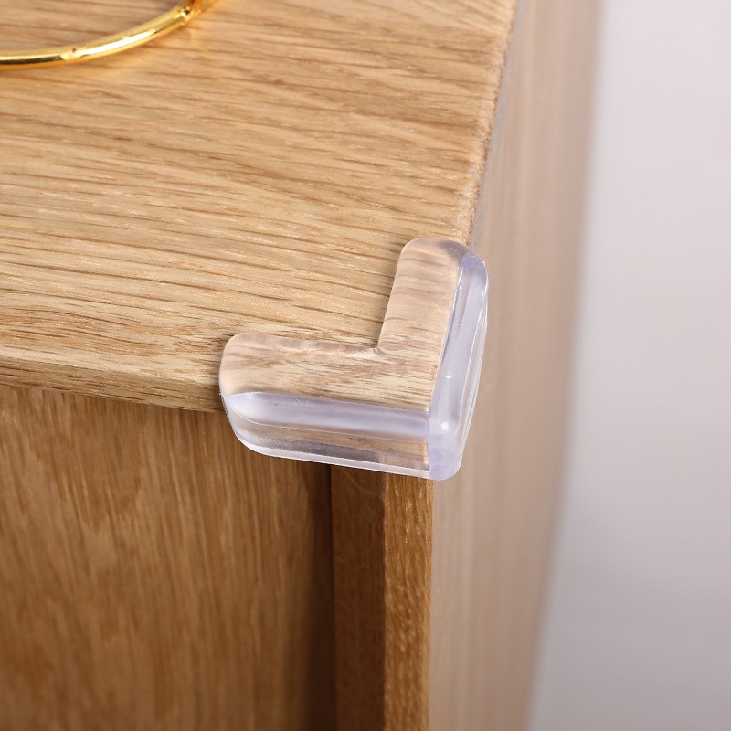 Bộ 4 Miếng Bịt Góc Bàn, Bọc Cạnh Bàn Silicon Tránh Va Đập - An Toàn Cho Bé Và Người Già