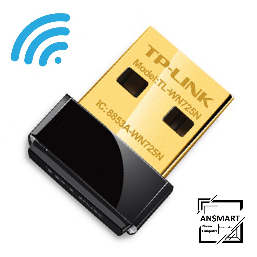 USB Wifi Thiết bị thu sóng wifi TP-LINK USB TL-WN 725N - 150MBPS Hàng chính hãng bảo hành 24 tháng