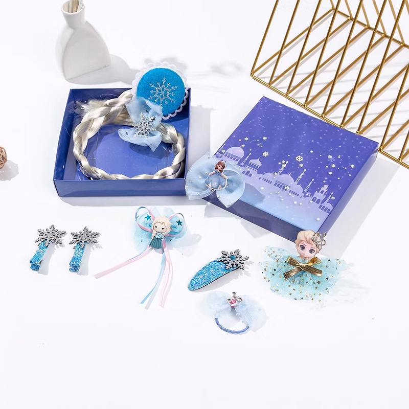 lược đặt cho cô gái kẹp tóc trẻ em kẹp tóc dây buộc tóc phụ kiện em bé công chúa AKKU