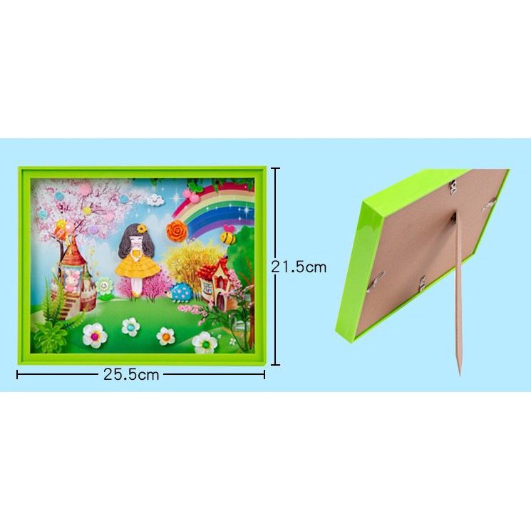 Bộ đồ chơi tự làm khung ảnh 3D handmade