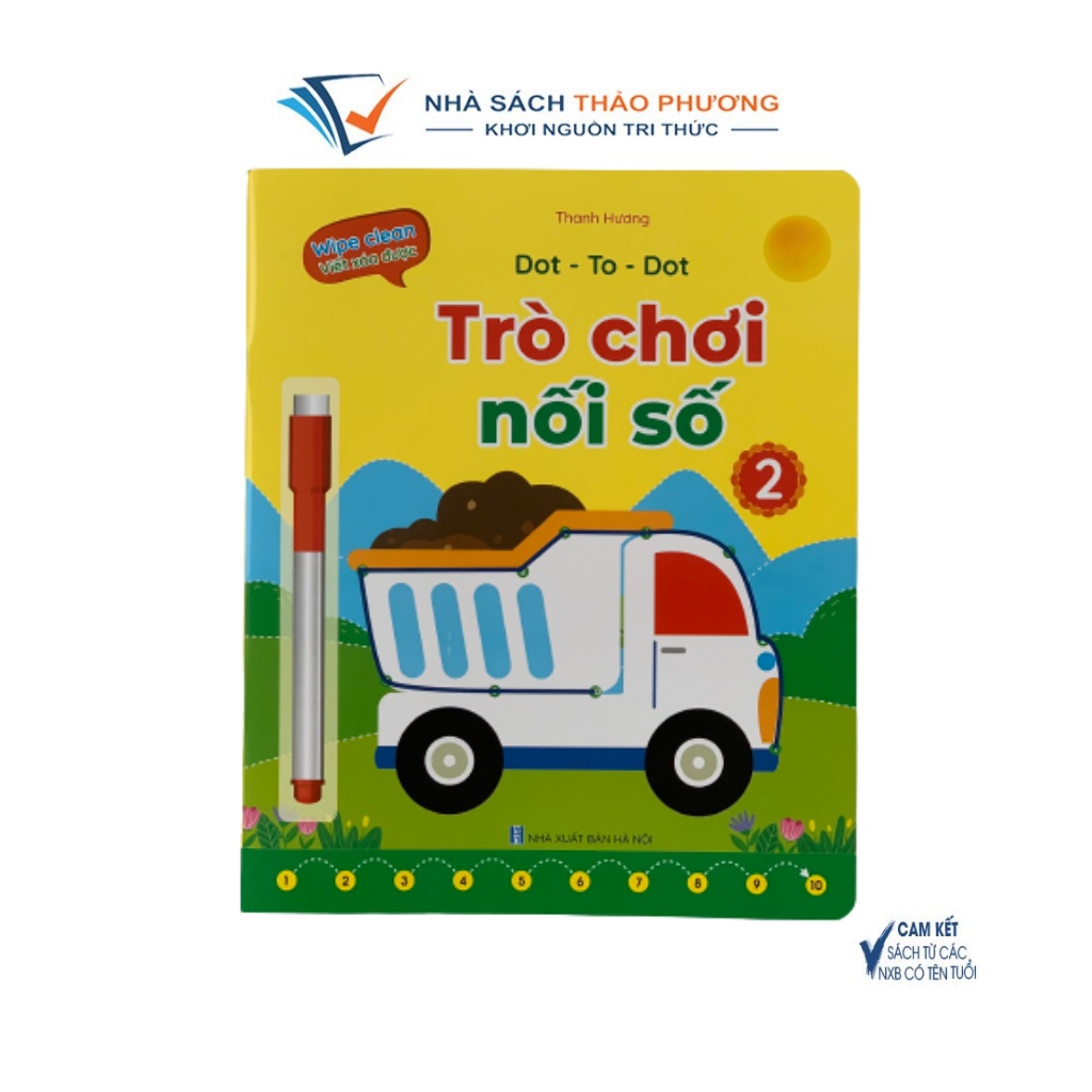 Sách Bộ Vở Viết Xóa Được - Wipe Clean - Trò chơi phát triển trí tuệ - Tìm kiếm thông minh- Trờ chơi nối số (bộ 04 cuốn)