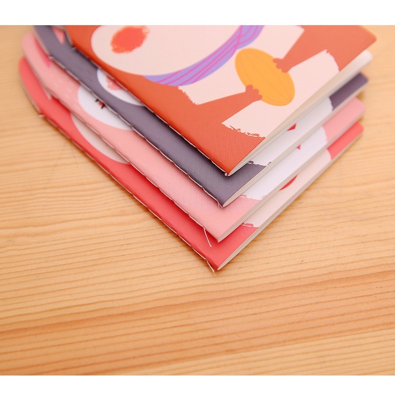Combo 4 Sổ note mini HÌNH THÚ siêu cute, không gây loá mắt tiện lợi (40trang)