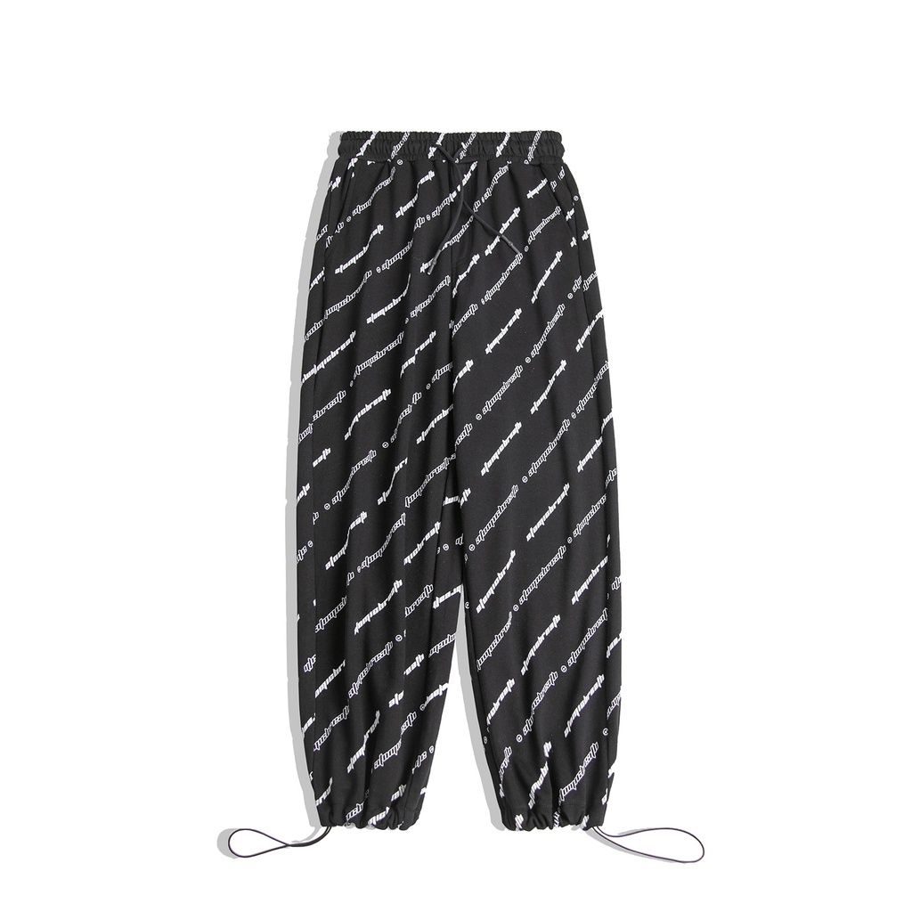 Quần dài thể thao ống rộng phong cách hip hop thời trang cho nam