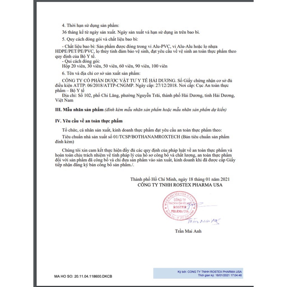 Viên uống Bổ thận âm hỗ trợ giảm mộng tinh, đau lưng,cơ thể mệt mỏi - Hộp 30 viên