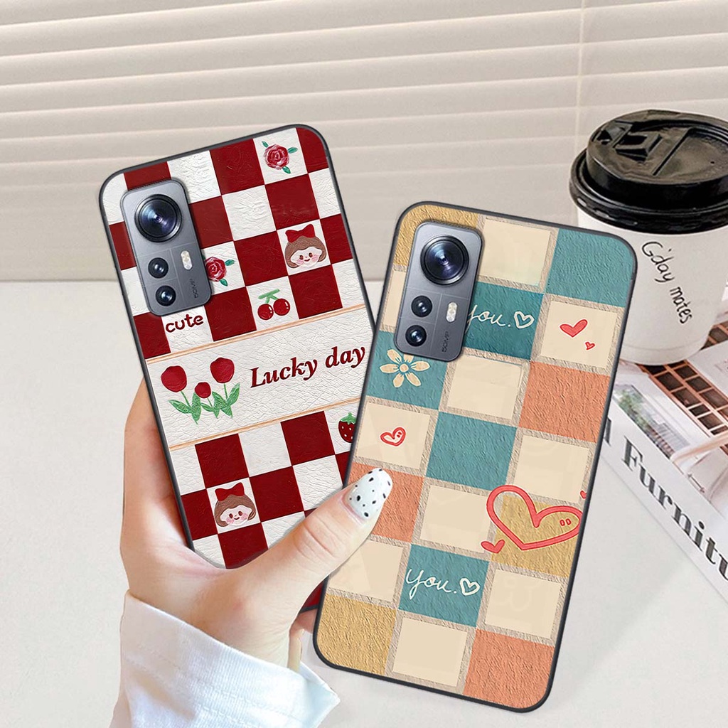 Ốp Xiaomi 12 / 12 Pro caro trái tim cá tính, thời trang siêu đẹp, siêu phong cách