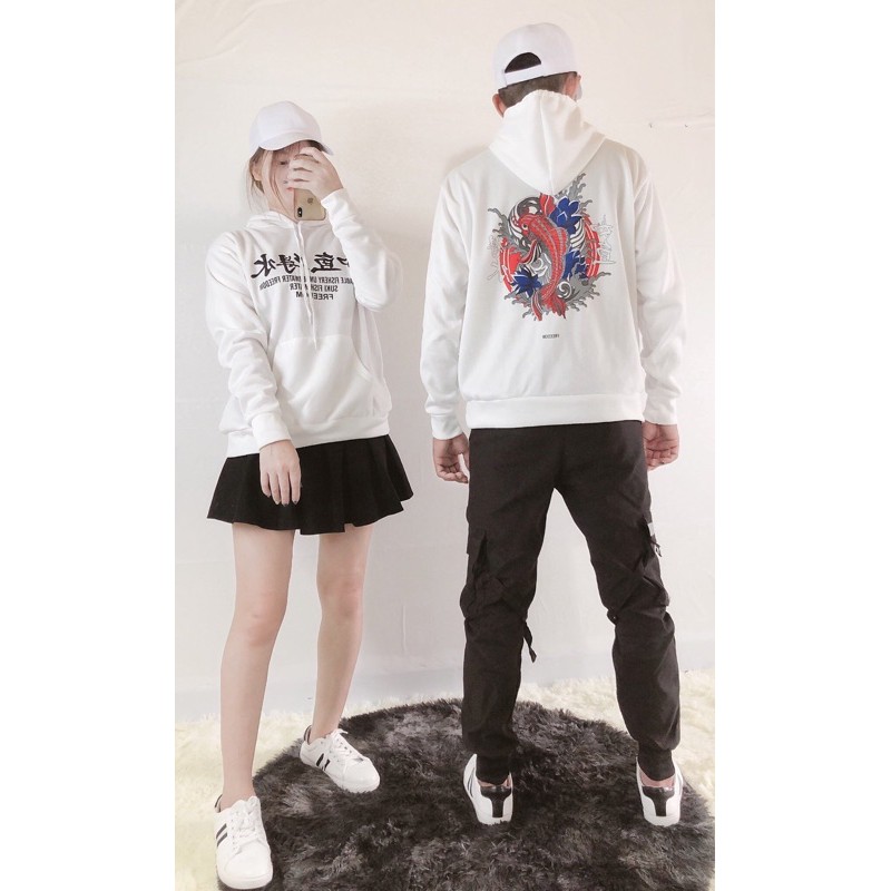 [ Form rộng- Hàng cực chất ] Áo khoác nỉ hoodie in màu hình cá chép siêu hot 2020 | BigBuy360 - bigbuy360.vn
