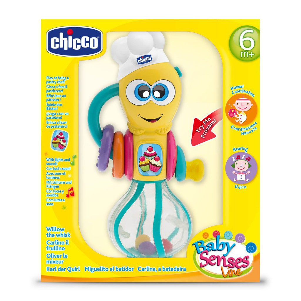 Đồ chơi Xúc xắc phát nhạc Đầu bếp nhí Chicco