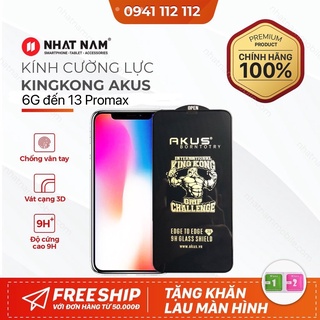 Kính Cường Lực King Kong Full Màn Chính Hãng AKUS dành cho iPhone 6 đến iPhone 13Promax