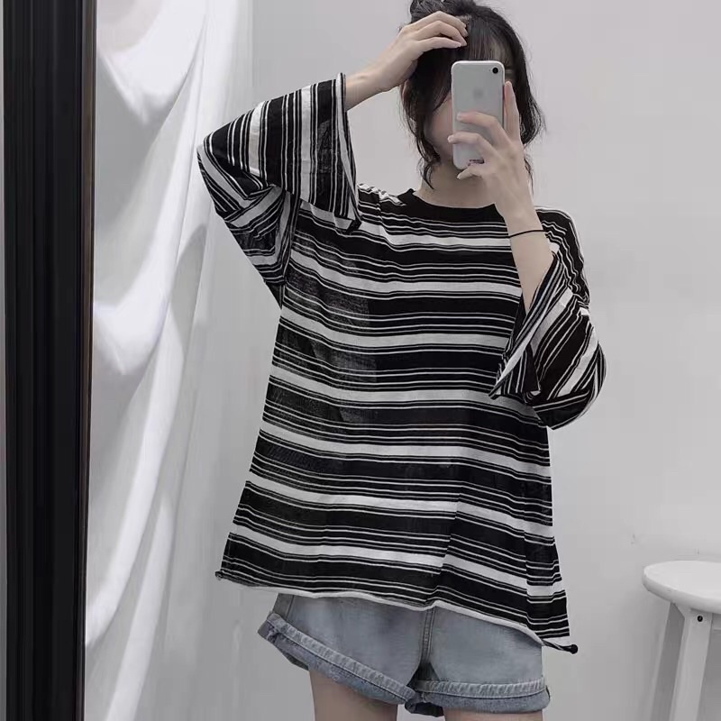 Áo len mongtoghi mỏng nhẹ tay rộng phong cách Hàn Quốc cá tính Aimee closet