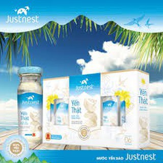 Hộp 6 lọ nước yến sào Just nest Thiên việt 6% yến tự nhiên.