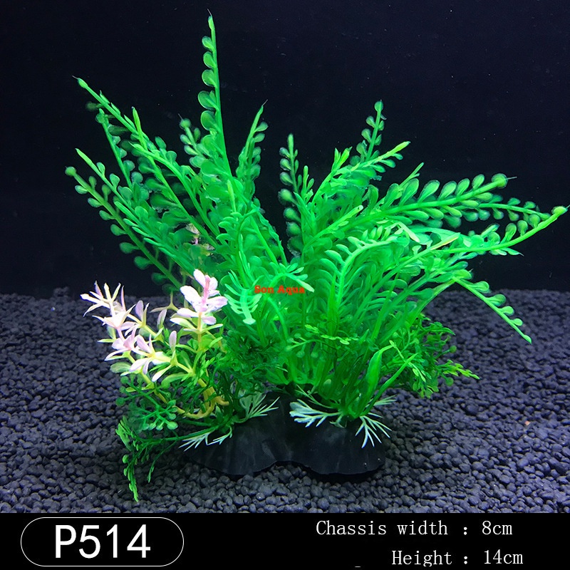 mô hình cây thủy sinh nhựa bể cá cảnh, lũa giả thủy sinh hồ cá