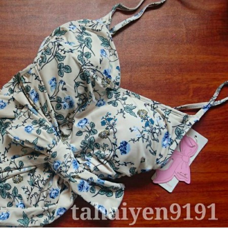 Bikini liền thân thắt eo hoa nhí hàng Quảng Châu