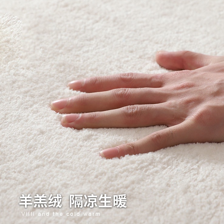 Thảm Lông Lót Sàn Hút Nước Chống Trượt Hình Cây Xanh Phong Cách Bắc Âu Trang Trí Nhà Cửa